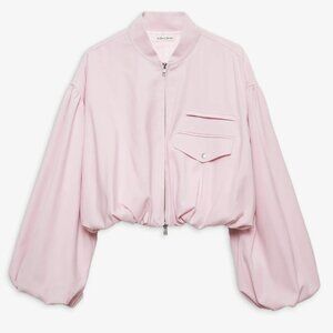 Chic Pink Bomber Jacket